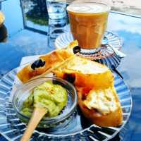Nice breakfast by the River of Melaka
