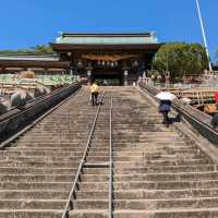【諏訪神社】１０月７日から９日までの３日間［長崎くんち］が奉納される…凄い階段が有る神社。