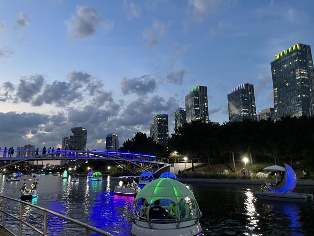 겨울 낭만 데이트코스 송도 센트럴파크문보트🌙