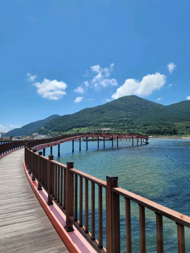 다대항과 다포항을 잇는 후릿개다리🌁