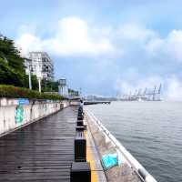 打卡深圳海景公園,海濱棧道,鹽田中央公園