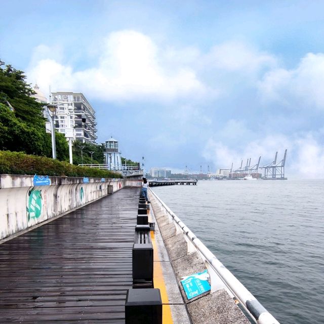 打卡深圳海景公園,海濱棧道,鹽田中央公園