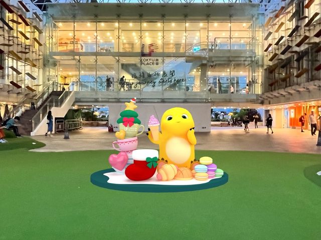 超人氣奶龍首次萌襲香港 Foodie Adventure為食之旅@樂富廣場 ６米高彈跳樂園