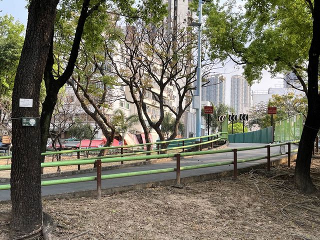 九龍城廣場旁邊嘅賈炳達道公園