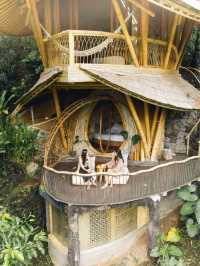 Bali | the best bamboo house with a serene jungle balcony 