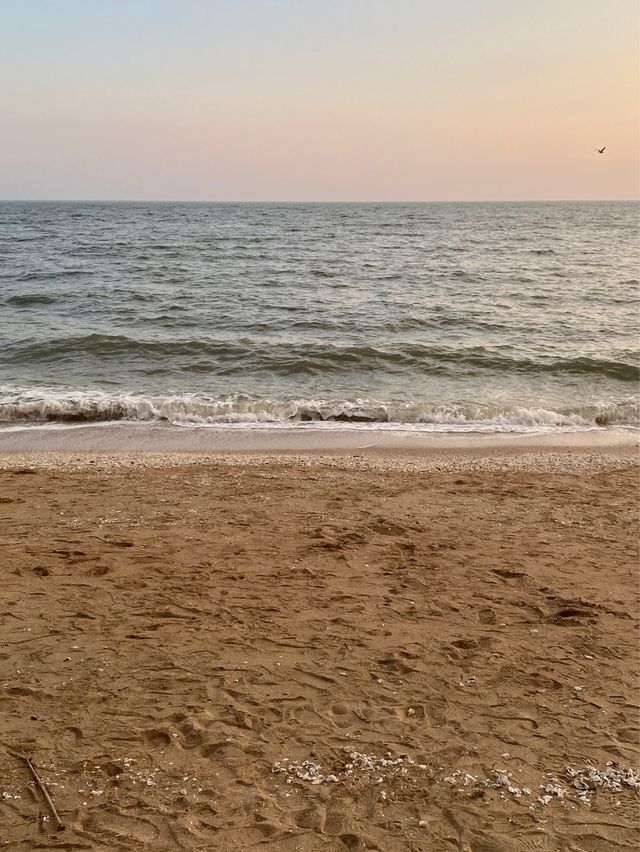 일몰이 아름다운 인천 선녀바위해수욕장🌅🧡