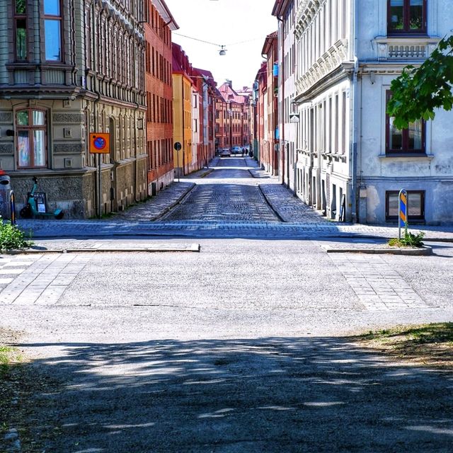 HAGA Old Town in Gothenberg,Sweden