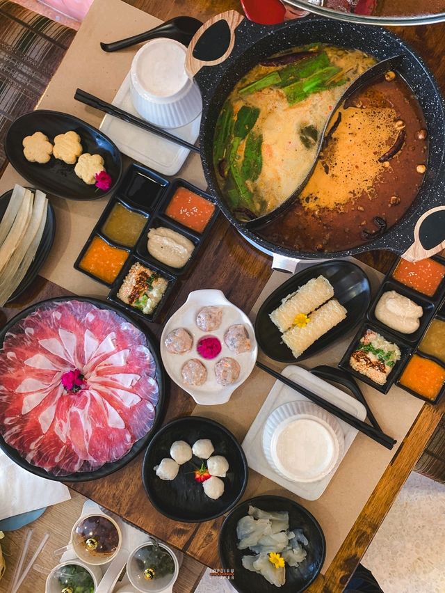 ร้านชาบูในฟาร์มผักออร์แกนิค