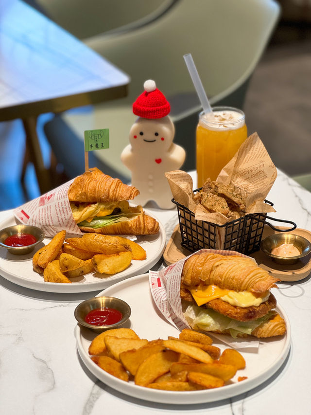 【天水圍 ✦ 休閑抵食餐廳😍必食牛角包系列🥐✨】