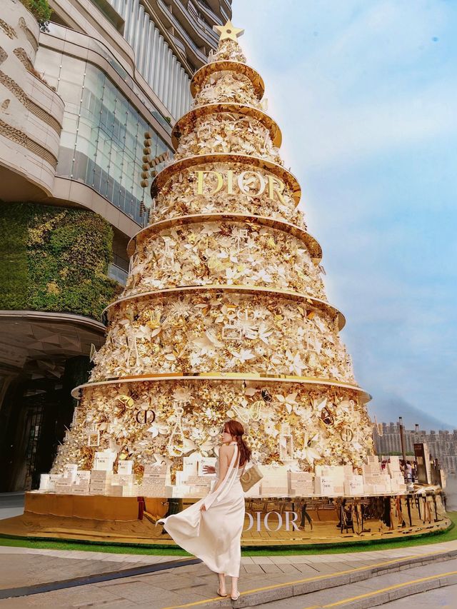 香港聖誕好去處｜K11 MUSEA Dior 聖誕樹