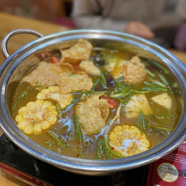 A phu sturgeon hot pot at sapa 