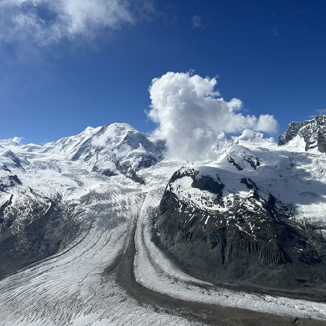 Cloudy day in Gornergrat