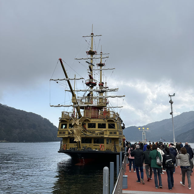 【箱根有乜做之三】乘坐海盜船遊覽芦ノ湖 ⛴️+ 箱根神社⛩️