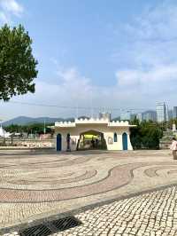 マカオ　マカオ観光　マカオ　バラ広場は綺麗な広場でゆったり出来るぞ！