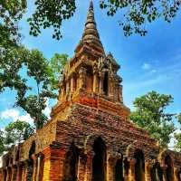 วัดป่าสัก ชมเจดีย์ทรงปราสาทแบบล้านนา