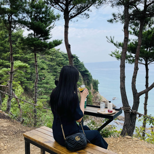동해바다를 눈앞에서 볼 수 있는 카페