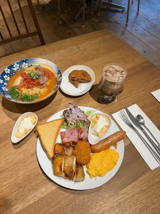 ʚ♡ 和食の朝食• 無限添飲烘焙咖啡 • 元気滿滿早餐之選 ♡ɞ