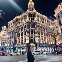 The Bund East Nanjing Road กลางคืนไฟสวยมาก