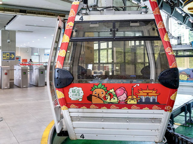 台北貓空纜車-欣賞台北壯觀山景及城市全景的最住選擇