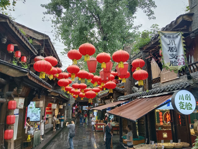 成都　錦里商店街散策！