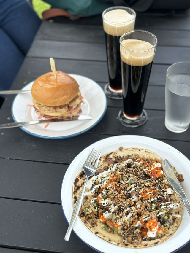 Outdoor lunch at MONA, Hobart