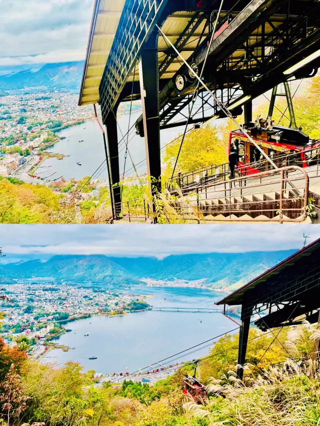 【日本山梨】河口湖天上山纜車:遠眺富士山河口湖美景