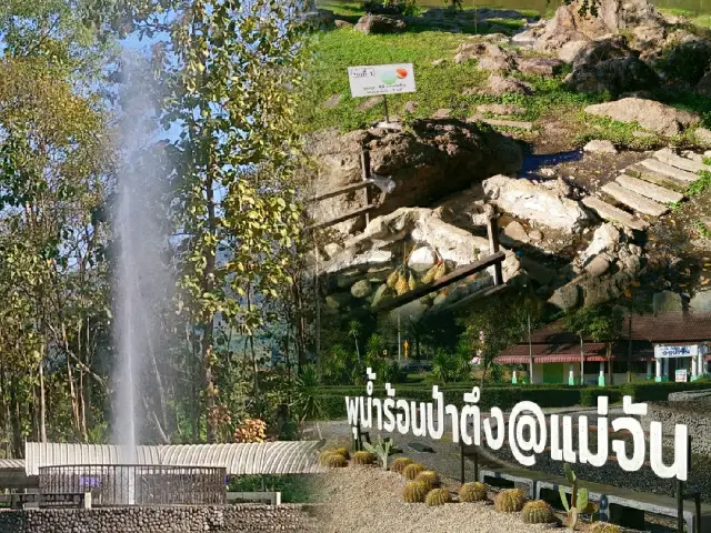 Come to Pa Tueng Hot Springs for a foot bath and boil eggs in mineral water.