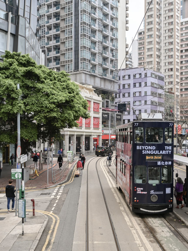 【香港】トラムが映える香港の風景
