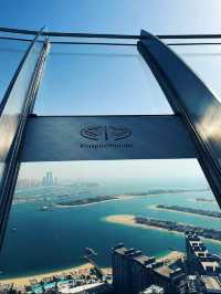 An awesome view at the palm dubai🌚