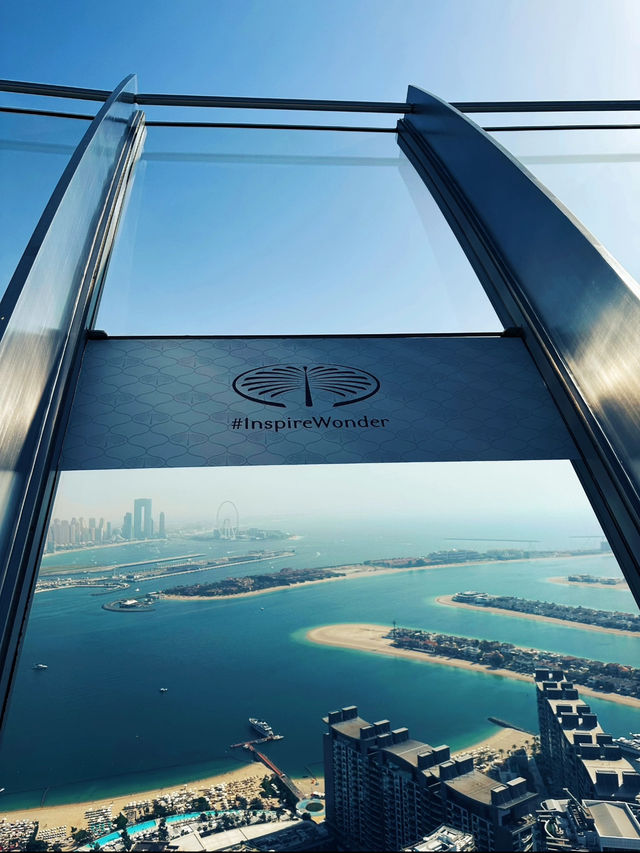 An awesome view at the palm dubai🌚