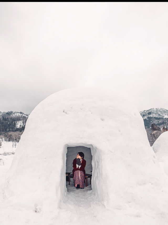 雪国・飯山の冬の風物詩『かまくらの里』⛄️