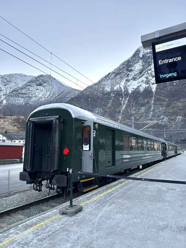 A Magical Winter Ride on the Flåm Railway 🚂❄️🇳🇴