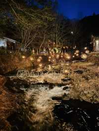 【熊本旅行】幻想的な灯りと川の流れを楽しむ湯あかり✨️