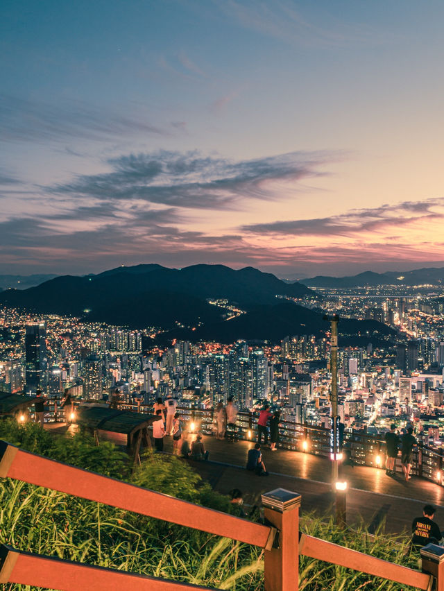 부산 여행 노을 야경맛집 황령산 코스는 필수🌆🧡