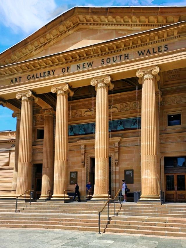 Exploring the Art Gallery of New South Wales, absolutely a cool experience! 