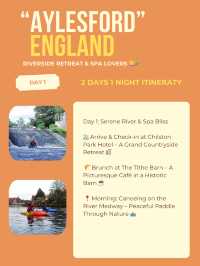 Aylesford itinerary 
