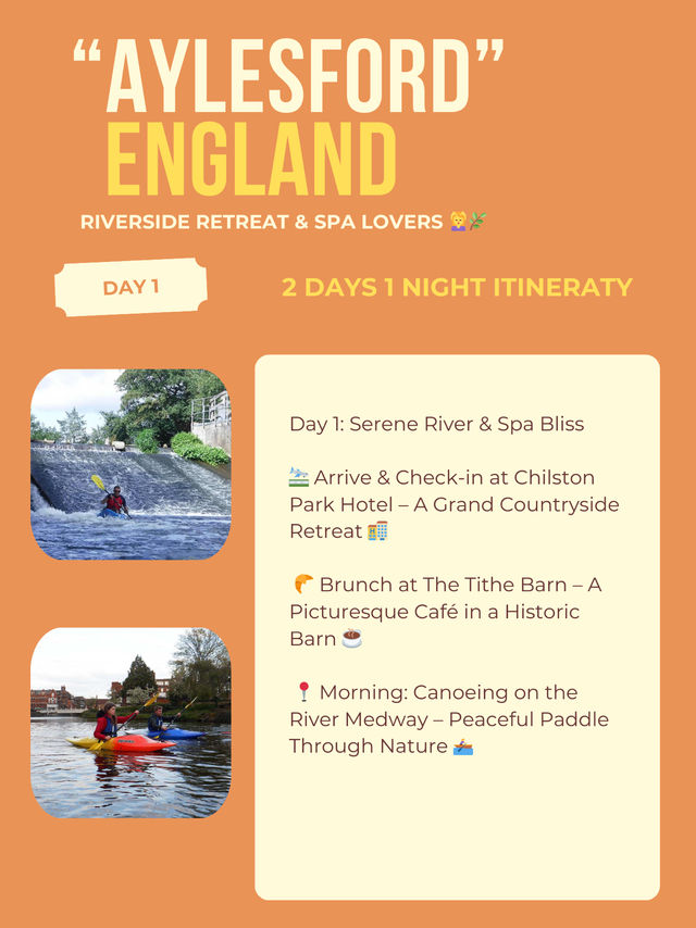 Aylesford itinerary 