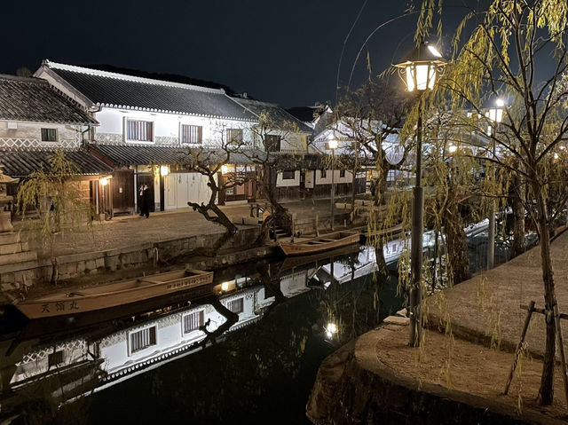 倉敷美観地区の夜が美しすぎた✨