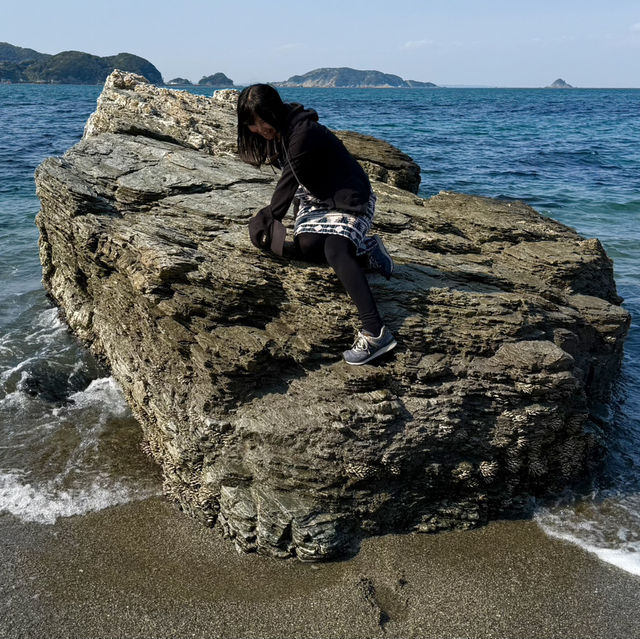 波の音を聞きながら離島巡り❤️