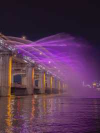 서울 야경 데이트 명소, 반포대교 무지개분수🌈🌉