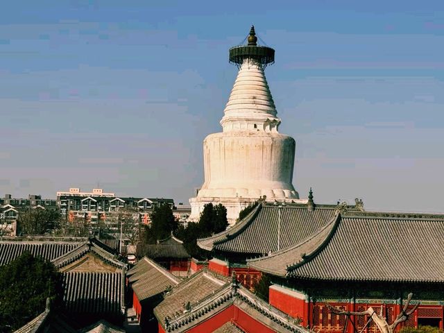 中國北京著名景點：白塔寺，適合打卡拍照📸