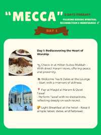 Mecca itinerary 