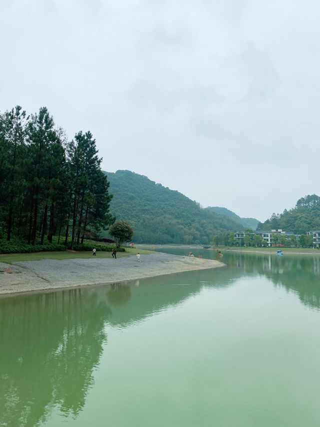 英德｜積慶里仙湖情人橋，同心島，人少景也美💚
