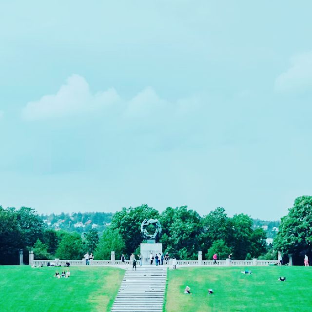 彫刻家の傑作が集結した公園⛲️🇳🇴