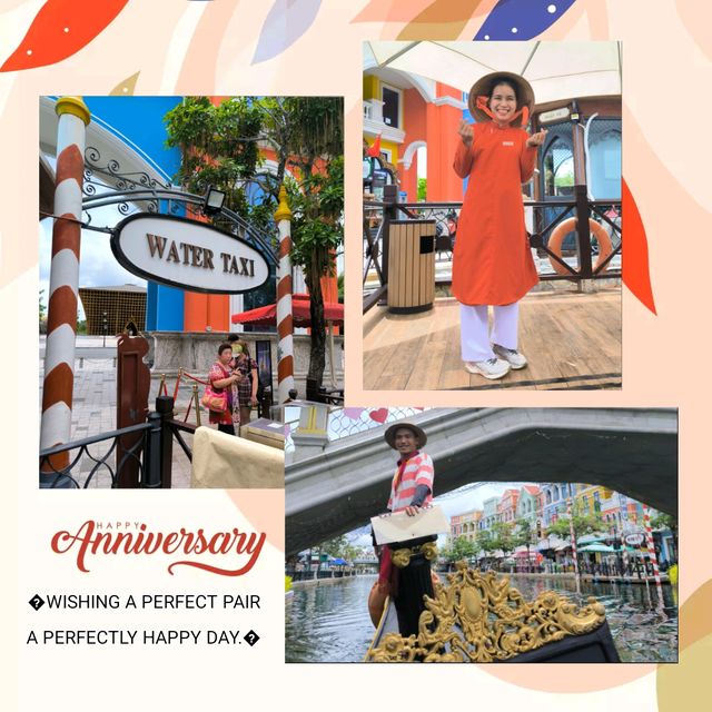 【Gondola Water Taxi】沿岸有瑰麗色彩之排屋可供欣賞！