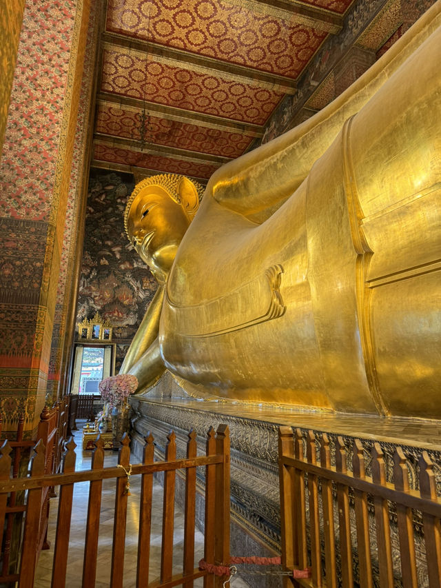 タイ🇹🇭運気アップ旅✨黄金に輝く！バンコクの巨大な寝釈迦像【ワット・ポー】