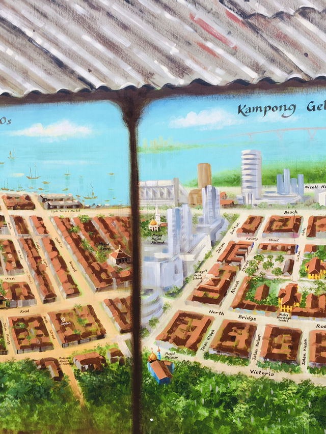 เสน่ห์ย่านKampong Glam ถนนMuscat Street Artต้องไป