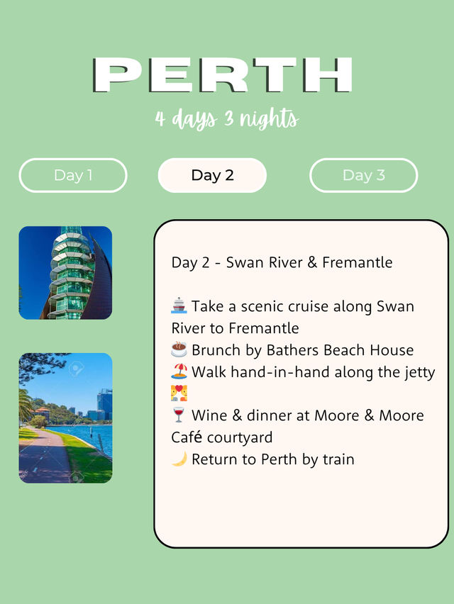 Perth Dream Trip🌅 : 4days itinerary 