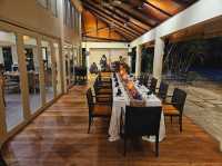 Having our best meal in Langkawi, BBQ night at Rebak Island