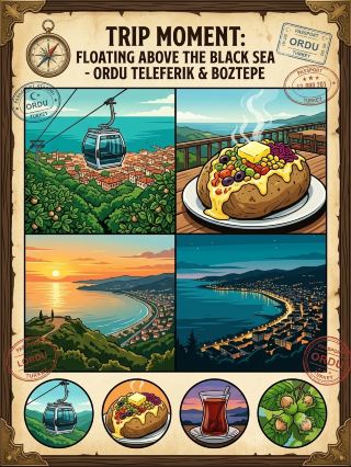 Floating Above the Black Sea: The Ordu Teleferik 🚡 & The Legendary Kamber Potato of Boztepe 🥔